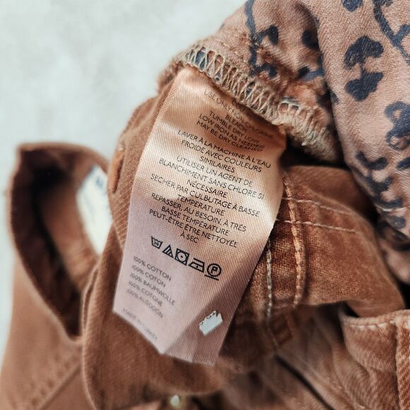 Free People Women's Straight Leg Jeans in Brown - Picture 3 of 12